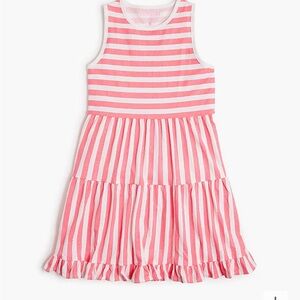 Girls' striped tank dress
